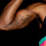 Rudy Gay's right arm tattoo