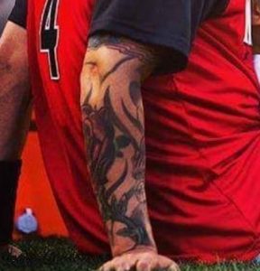 Yadier Molina right hand tattoo