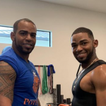 Yoenis Céspedes with his brother Yoelkis Céspedes