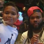johnny cueto with his son