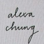Alexa Chung signature