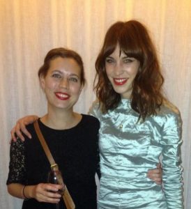 Alexa Chung with her sister Natalie Chung