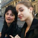 Barbara Palvin with her mother