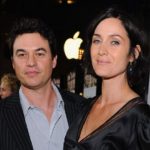 Carrie-Anne Moss with her husband Steven Roy