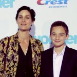Carrie-Anne Moss with her son Jaden Roy