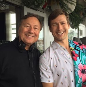 Glen Powell with his father Glen Powell Sr | Celebrities InfoSeeMedia