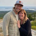 Glen Powell with his mother Cyndy Powell