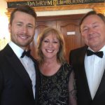 Glen Powell with his parents