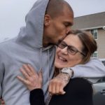 Jeremy Meeks with his mother Katherine Louise Angier