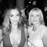 Jodie Comer with her mother Donna Comer