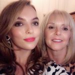 Jodie Comer with her mother Donna Comer image