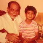 Kumail Nanjiani with grandfather in childhood