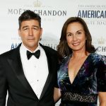 Kyle Chandler with his wife Kathryn Chandler