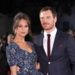 Michael Fassbender with his wife Alicia Vikander