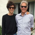 Miles McMillan with his father