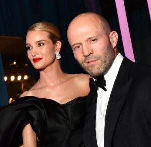 ROsie Huntington-Whiteley with partner Jason Statham