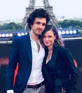 Rebecca Ferguson with his husband Rory