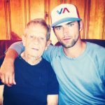 Sean O'Pry with his grandfather