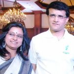 Sourav Ganguly with his wife Dona Ganguly
