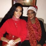 Winnie Harlow with her mother Lisa Brown