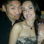 Brian Tee with his wife Mirelly Taylor