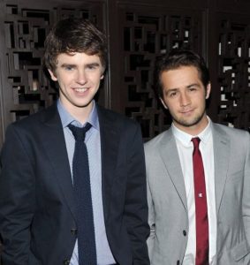 Freddie Highmore with his brother Bertie Highmore | Celebrities InfoSeeMedia