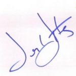 Jon Huertas signature
