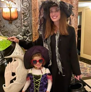 Marina Squerciati with her daughter