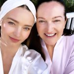 Miranda Kerr with her mother Therese Kerr
