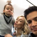 Nicholas Gonzalez with his wife and daughter Ever Lee Wilde Gonzalez