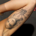 Rita Ora arm tattoo