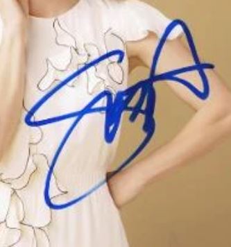 Sasha Alexander signature