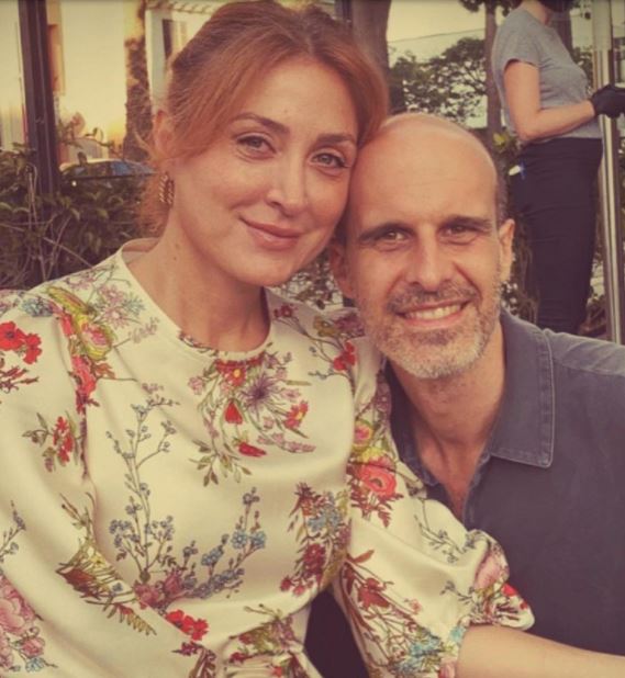 Sasha Alexander with her husband Edoardo Ponti