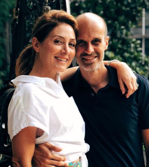 Sasha Alexander with husband Edoardo Ponti