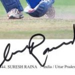 Suresh Raina Signature