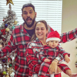 Yuvraj Singh with his wife and son