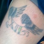Yuvraj Singh's right arm tattoo