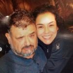 Emily Rios with her father