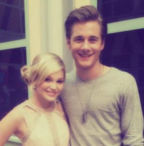 Georgie Henley with her ex-boyfriend Luke Benward