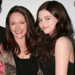 India Eisley with her mother Olivia Hussey
