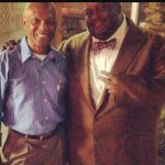Lavell Crawford with his father Daryl Crawford