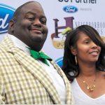 Lavell Crawford with his girlfriend DeShawn Crawford