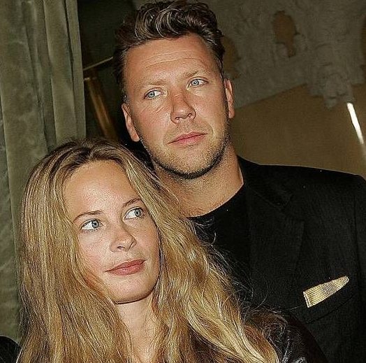 Mikael Persbrandt with his ex-wife Maria Bonnevie