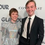 Sophia Lillis with her twin brother Jake Lillis image
