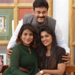 Chiranjeevi with his two daughters