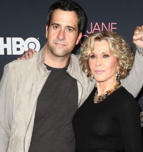 Jane Fonda with her son Troy Garity