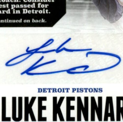 Luke Kennard Signature