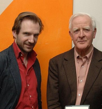 Ralph Fiennes with his father Mark Fiennes