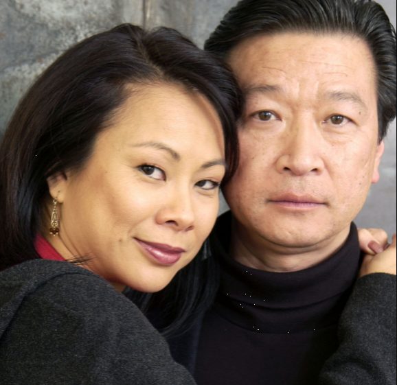 Tzi Ma with his wife Christina Ma