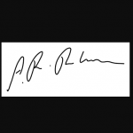 AR Rahman signature